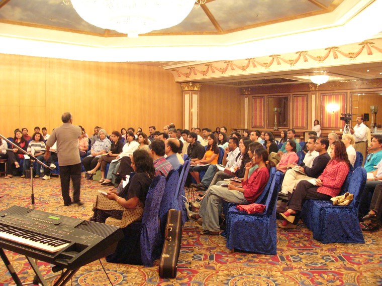 At the Dubai Meridien